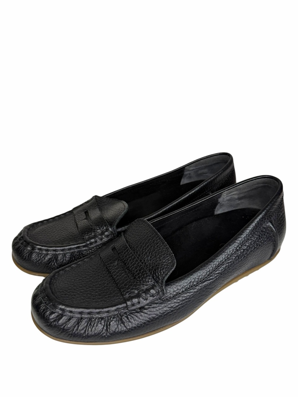 Vionic Marcy Leather Supportive Moccasin Loafers Size 7.5
